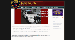 Desktop Screenshot of lancasterpolicefoundation.org