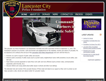 Tablet Screenshot of lancasterpolicefoundation.org